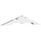 Ekena Millwork Vanguard Architectural Grade PVC Gable Bracket, 108"W x 18"H x 6"D x 6"F, 4/12 Pitch GBP108X18X0606VAN00 - alternate 1